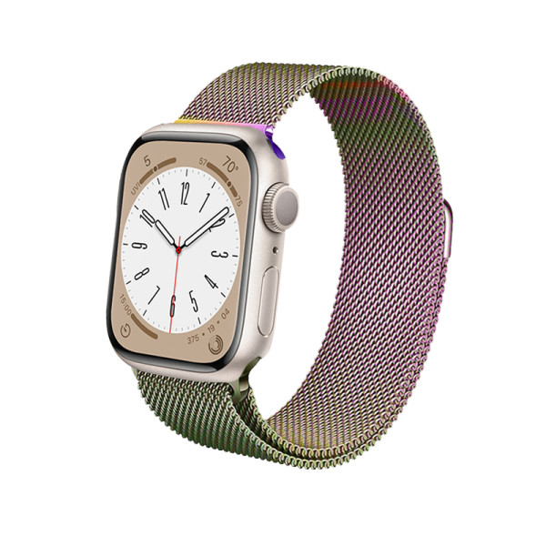 Bransoletka Ze Stali Nierdzewnej Do Apple Watch 38 / 40 / 41 mm Crong Milano Steel Fioletowy