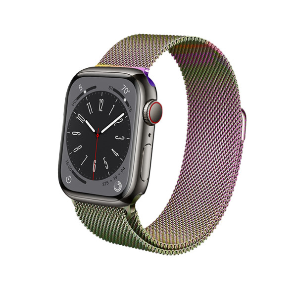 Bransoletka Ze Stali Nierdzewnej Do Apple Watch 38 / 40 / 41 mm Crong Milano Steel Fioletowy