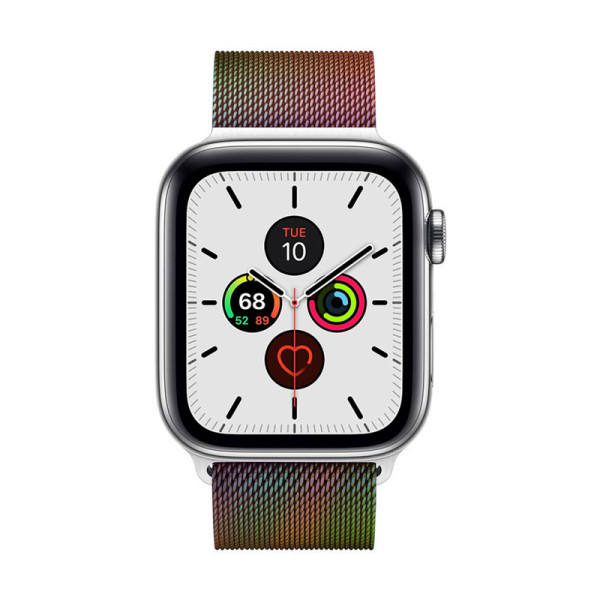 Bransoletka Ze Stali Nierdzewnej Do Apple Watch 38 / 40 / 41 mm Crong Milano Steel Fioletowy