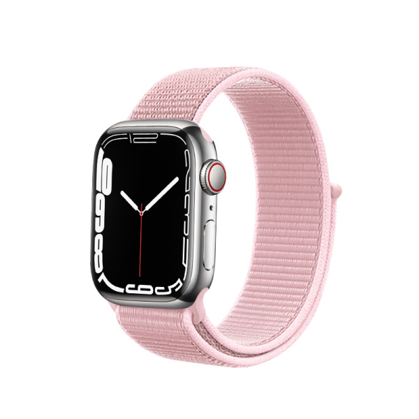 Pasek Sportowy Do Apple Watch 38 / 40 / 41 mm Crong Nylon Różowy