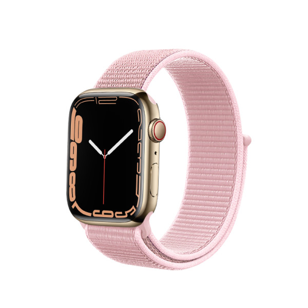 Pasek Sportowy Do Apple Watch 38 / 40 / 41 mm Crong Nylon Różowy