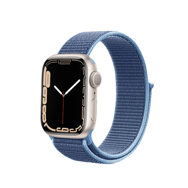 Pasek Sportowy Do Apple Watch 38 / 40 / 41 mm Crong Nylon Niebieski
