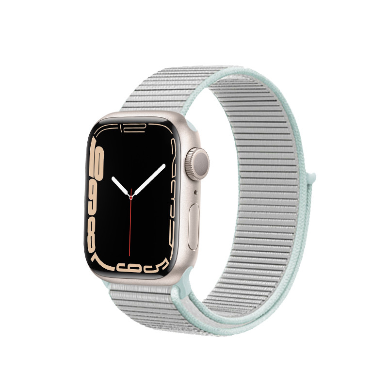 Pasek Sportowy Do Apple Watch 38 / 40 / 41 mm Crong Nylon Szary