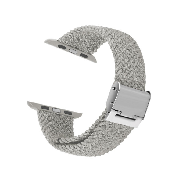 Pasek Pleciony Do Apple Watch 38 / 40 / 41 mm Crong Wave Band Szary