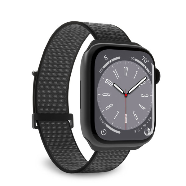 Pasek Do Apple Watch 38 / 40 / 41 mm Puro Nylon Sport Czarny