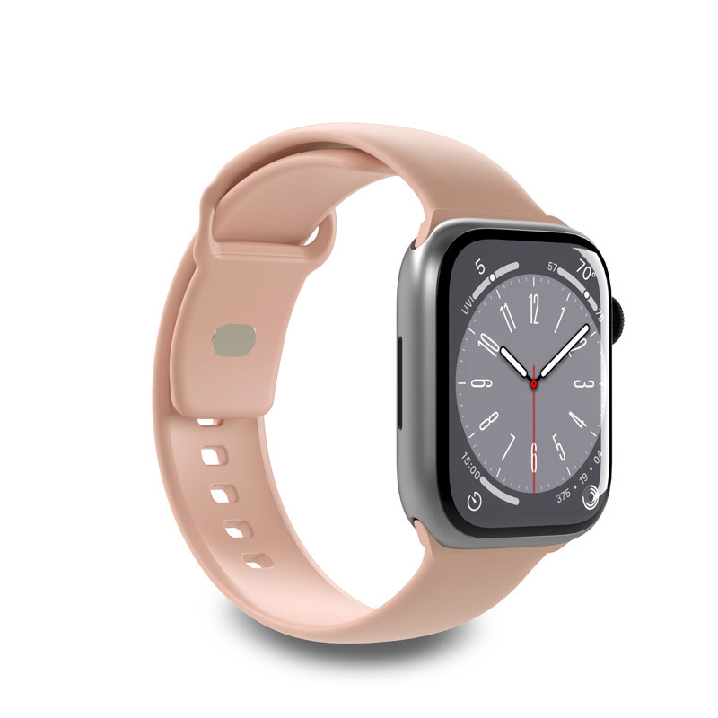 Pasek Elastyczny Do Apple Watch 38 / 40 / 41 mm ( S / M & M / L ) Puro Icon Różowy