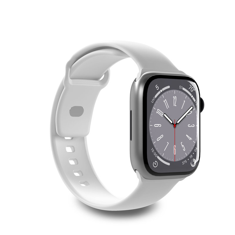 Pasek Elastyczny Do Apple Watch 38 / 40 / 41 mm ( S / M & M / L ) Puro Icon Biały