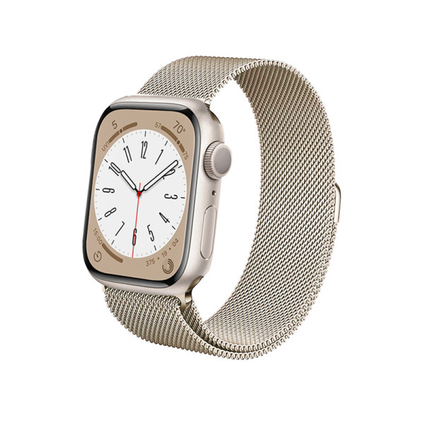 Bransoletka Ze Stali Nierdzewnej Do Apple Watch 38 / 40 / 41 mm Crong Milano Steel Złoty
