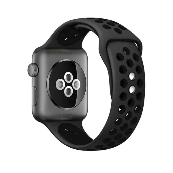 Pasek Do Apple Watch 42 / 44 / 45 / 49 mm Crong Duo Sport Szary
