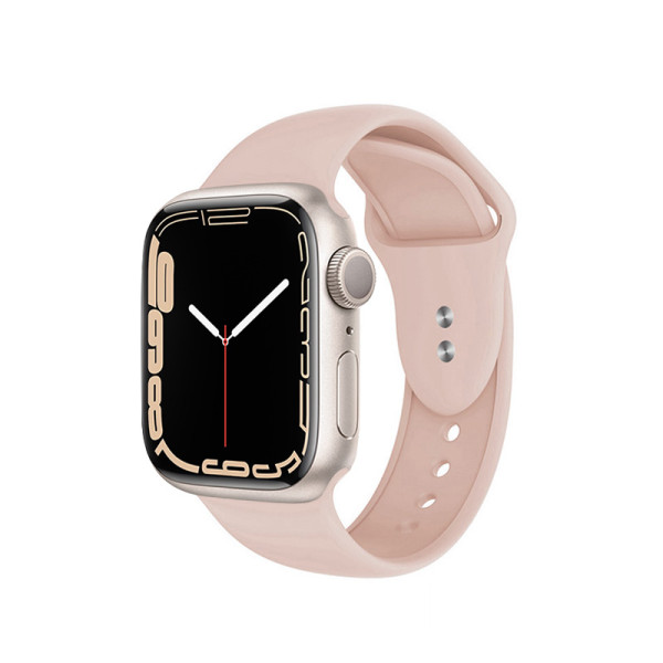 Pasek Do Apple Watch 42 / 44 / 45 / 49 mm Crong Liquid Różowy