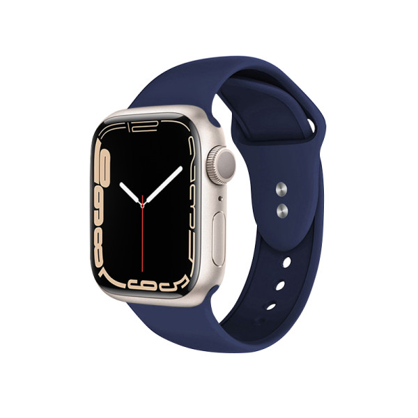 Pasek Do Apple Watch 42 / 44 / 45 / 49 mm Crong Liquid Niebieski