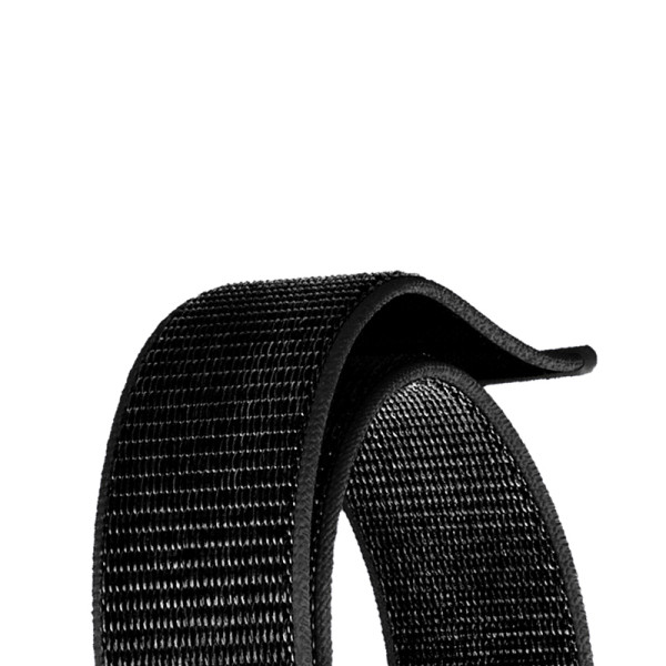 Pasek Sportowy Do Apple Watch 42 / 44 / 45 / 49 mm Crong Nylon Reflex Czarny