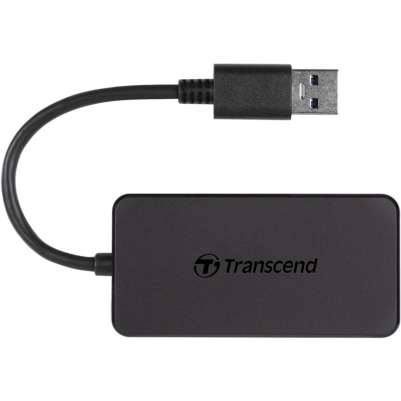 Adapter Transcend I / O Hub - Hub 4 X USB 3.0 Czarny