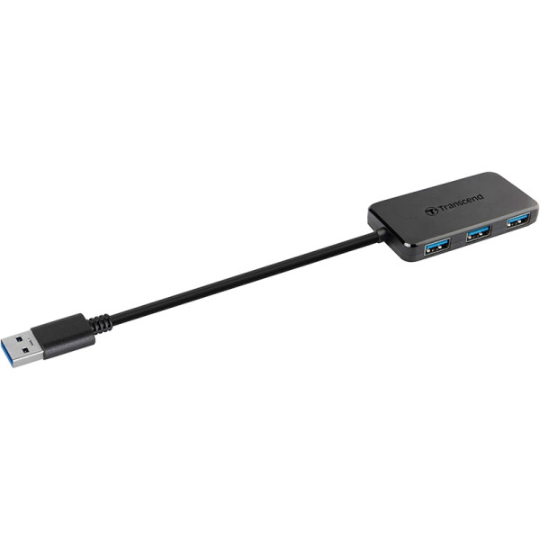 Adapter Transcend I / O Hub - Hub 4 X USB 3.0 Czarny