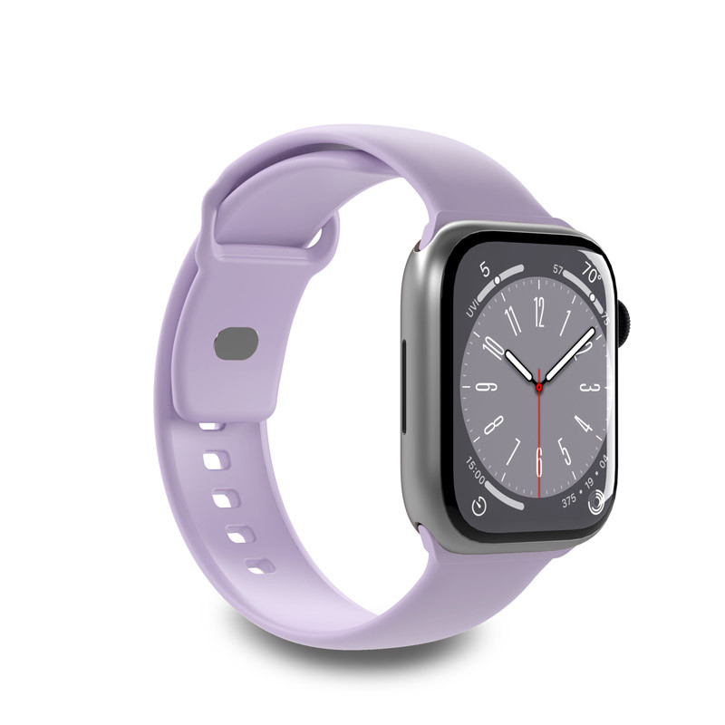 Pasek Elastyczny Do Apple Watch 42 / 44 / 45 / 49 mm ( S / M & M / L ) Puro Icon Fioletowy