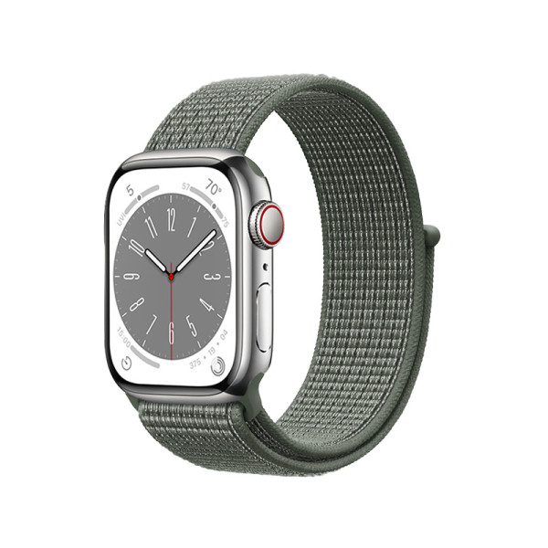 Pasek Sportowy Do Apple Watch 42 / 44 / 45 / 49 mm Crong Nylon Zielony