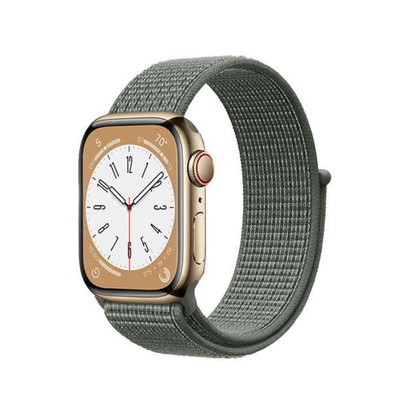 Pasek Sportowy Do Apple Watch 42 / 44 / 45 / 49 mm Crong Nylon Zielony
