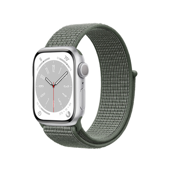 Pasek Sportowy Do Apple Watch 42 / 44 / 45 / 49 mm Crong Nylon Zielony
