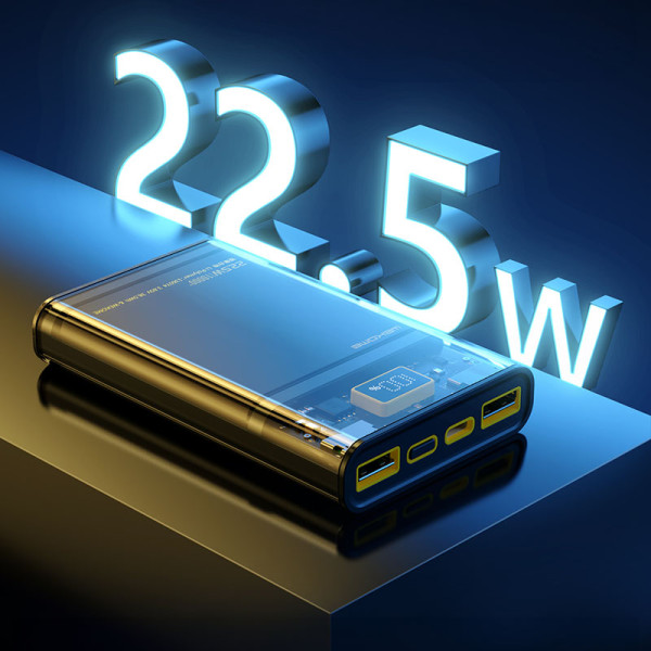 Powerbank 20000 mAh Super Charging PD 20 W + QC 22.5W Wekome Wp-321 Vanguard Series Czarny