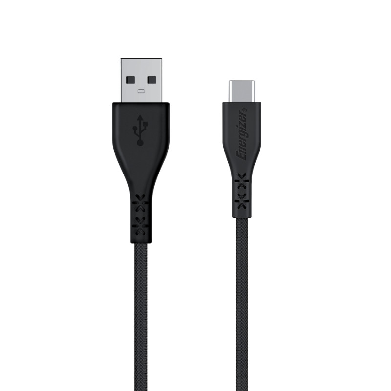 Kabel Połączeniowy USB-A Do USB-C 1.2 m Energizer Hardcase Czarny