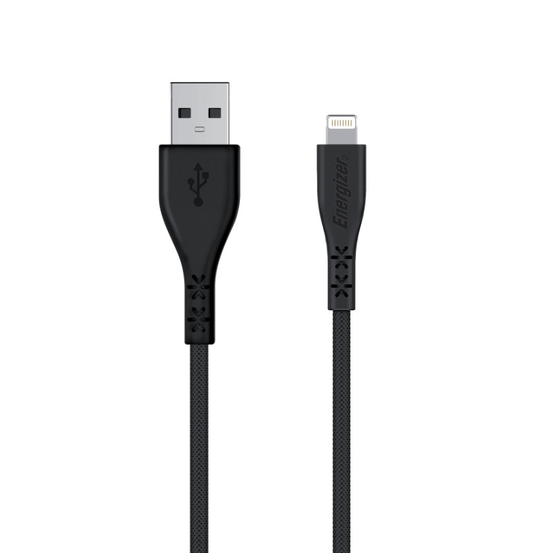 Kabel Połączeniowy USB-A Do Lightning Certyfikat Mfi 1.2 m Energizer Hardcase Czarny