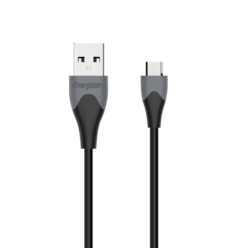 Kabel Połączeniowy USB-A Do Micro USB 1.2 m Energizer Classic Czarny