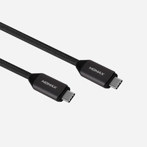 Kabel 100 W 5A USB-C ( Power Delivery ) 100 cm Momax Elite Link Czarny