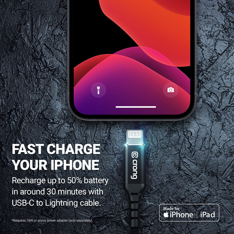 Kabel USB-C Lightning Fast Charging Z...