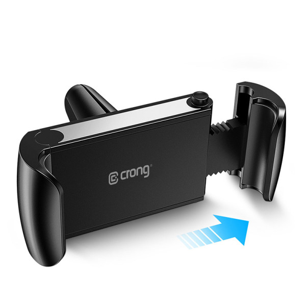 Uchwyt Uniwersalny Samochodowy Do Telefonu 4 " - 6.5'' Crong Universal Smart Car Holder Czarny