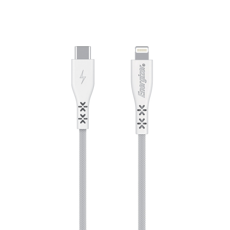 Kabel Połączeniowy USB-C Do Lightning Certyfikat Mfi 1.2 m Energizer Hardcase Biały