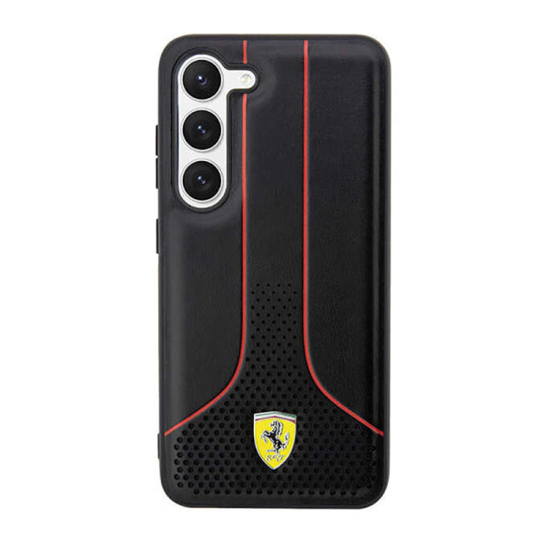 Etui Do Samsung Galaxy S23 Ferrari Perforated 296P Collection Czarny