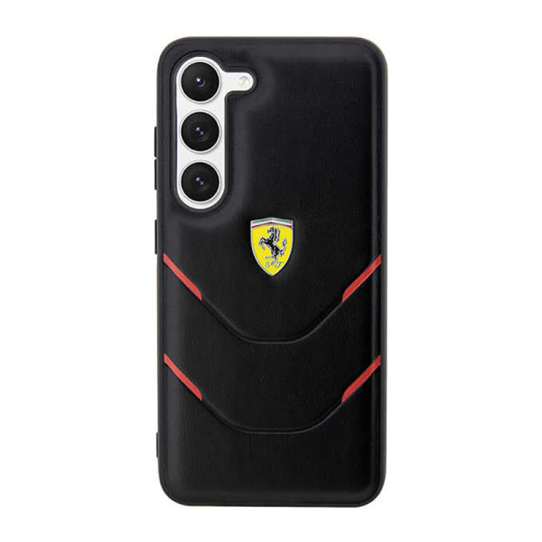Etui Do Samsung Galaxy S23 Ferrari Hot Stamp Lines Czarny