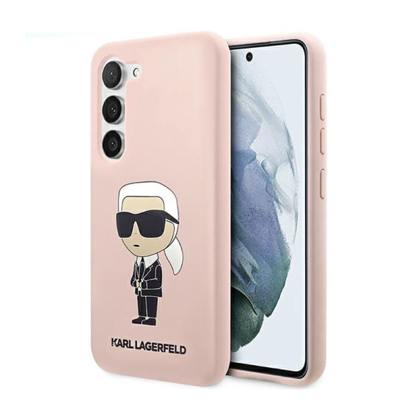 Etui Do Samsung Galaxy S23+ Karl Lagerfeld Silicone NFT Ikonik Różowy