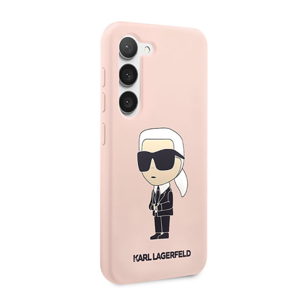 Etui Do Samsung Galaxy S23+ Karl Lagerfeld Silicone NFT Ikonik Różowy