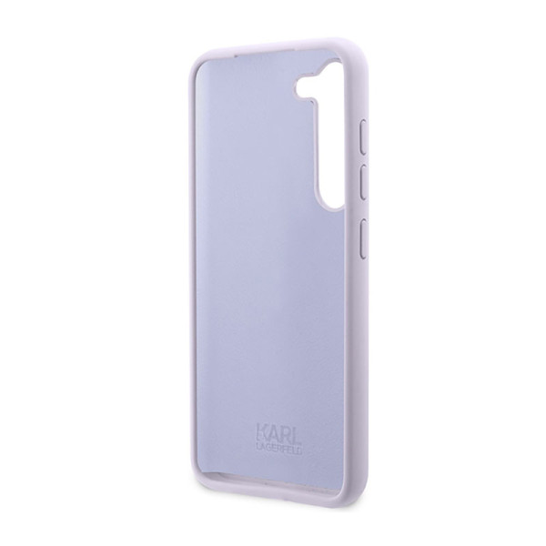 Etui Do Samsung Galaxy S23+ Karl Lagerfeld Silicone NFT Ikonik Fioletowy