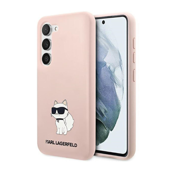 Etui Do Samsung Galaxy S23+ Karl Lagerfeld Silicone NFT Choupette Różowy