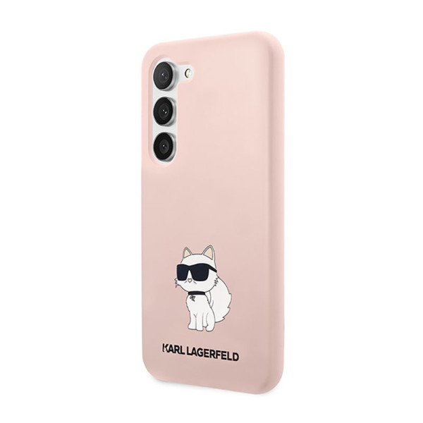 Etui Do Samsung Galaxy S23+ Karl Lagerfeld Silicone NFT Choupette Różowy