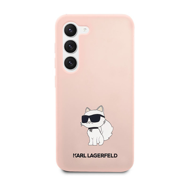 Etui Do Samsung Galaxy S23+ Karl Lagerfeld Silicone NFT Choupette Różowy