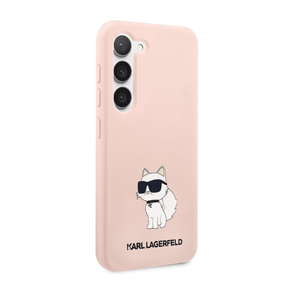 Etui Do Samsung Galaxy S23+ Karl Lagerfeld Silicone NFT Choupette Różowy