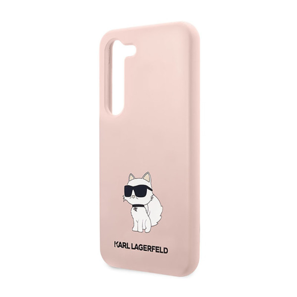 Etui Do Samsung Galaxy S23+ Karl Lagerfeld Silicone NFT Choupette Różowy