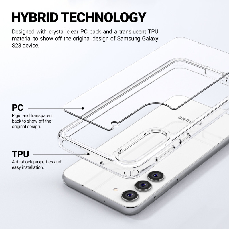Etui Do Samsung Galaxy S23+ Crong Crystal...