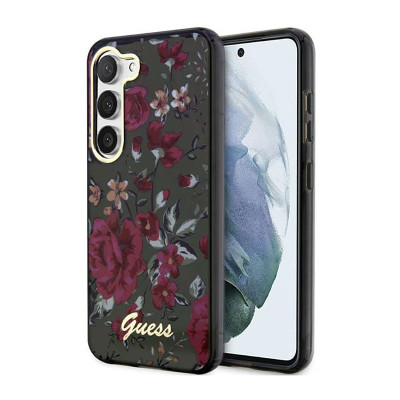 Etui Do Samsung Galaxy S23+ Guess Flower Collection Zielony