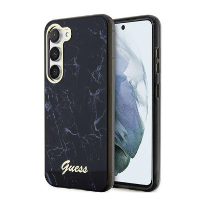 Etui Do Samsung Galaxy S23+ Guess Marble Collection Czarny