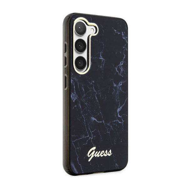 Etui Do Samsung Galaxy S23+ Guess Marble Collection Czarny