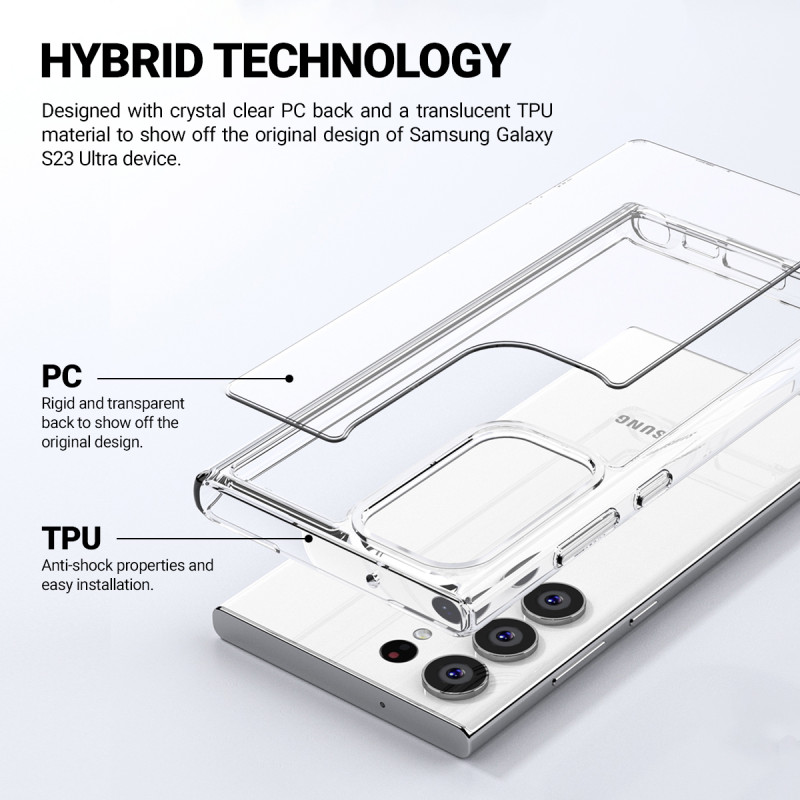 Etui Do Samsung Galaxy S23 Ultra Crong Crystal...