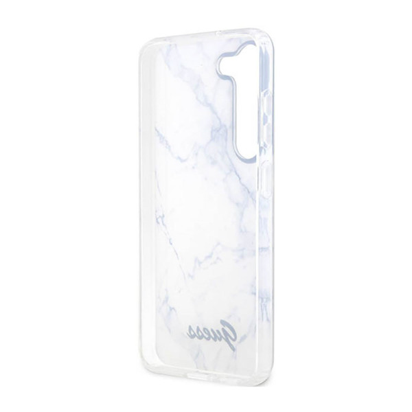 Etui Do Samsung Galaxy S23+ Guess Marble Collection Biały