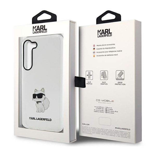 Etui Do Samsung Galaxy S23+ Karl Lagerfeld Iml NFT Choupette Przezroczysty
