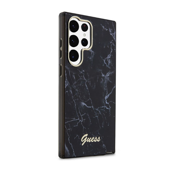 Etui Do Samsung Galaxy S23 Ultra Guess Marble Collection Czarny