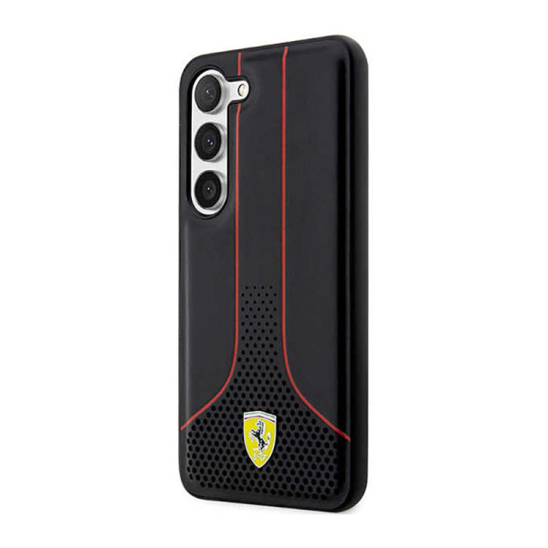 Etui Do Samsung Galaxy S23+ Ferrari Perforated 296P Collection Czarny