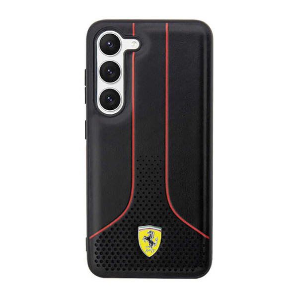 Etui Do Samsung Galaxy S23+ Ferrari Perforated 296P Collection Czarny